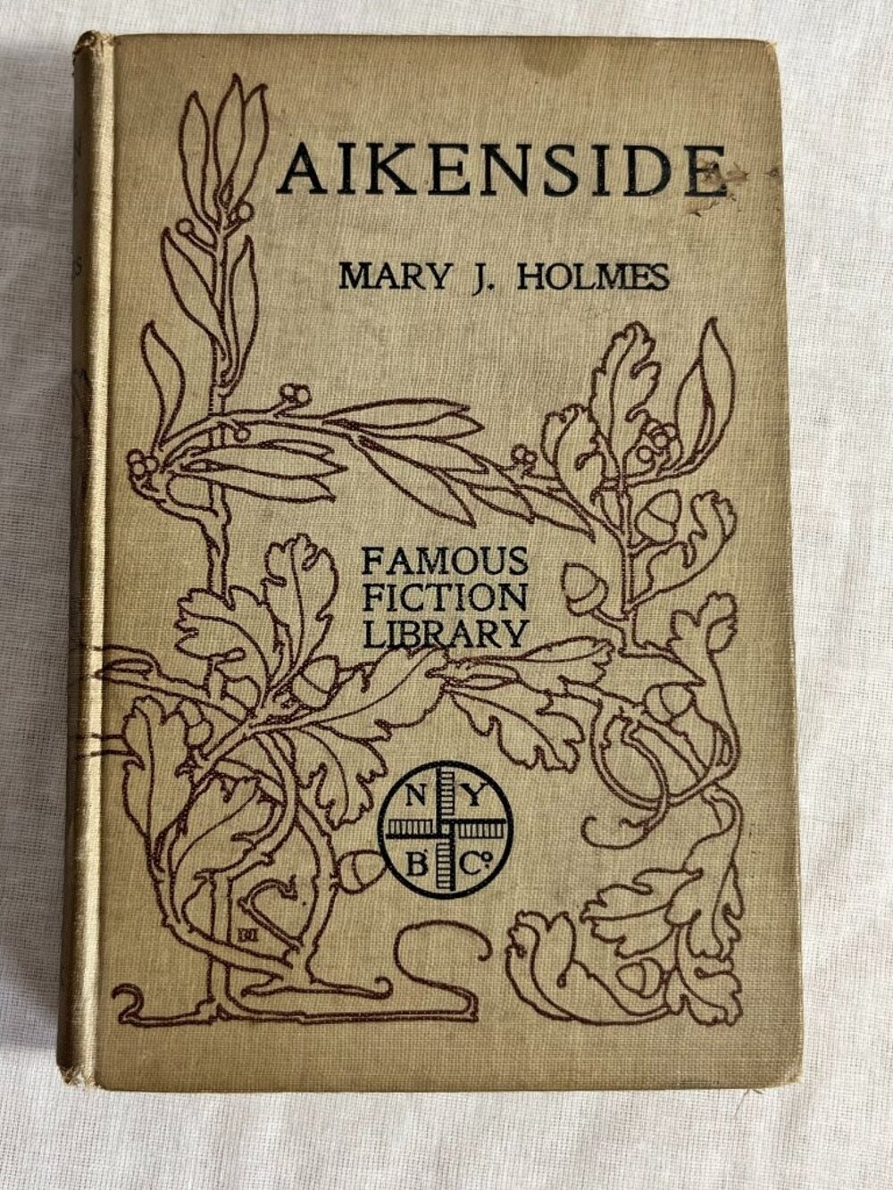 AIKENSIDE by Mary J. Holmes 1909 Vintage book